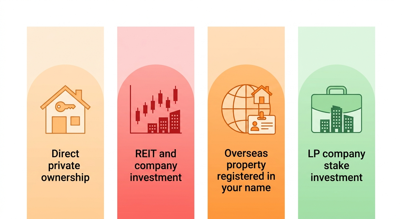 4 Ways to Invest in Real Estate: A Direct Comparison of Every Route